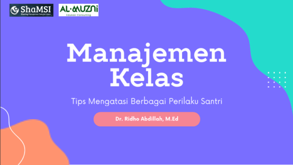 E-Book Manajemen Kelas, Tips Mengatasi Berbagai Perilaku Santri